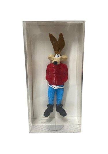 16 Cm Kolleksiyonluk Hediyelik Masa Üstü 3d Baskı Coyote Fiğür 8494