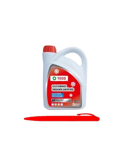 Teos -40 Derece Antifriz 3 L Kırmızı