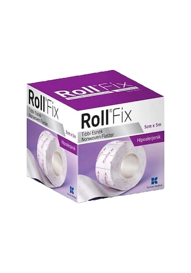 Rollfix Elastik Hipoalerjenik Flaster 5 CM x 5 M 1 Kutu