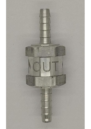 6 Mm Alüminyum Yakıt Çekvalfi - 2 Adet Kelepçe