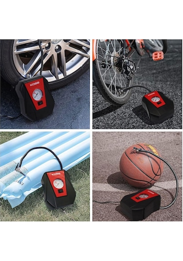 Kobb Kb100 12volt 100 Psı Analog Göstergeli Hava Lastik Şişirme Pompası