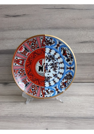 Nora 6 Kişilik Pasta Tabağı Seti Çok Renkli