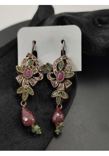 925 Ayar Gümüş Zirkon Taşlı Küpe 237 Gümüş