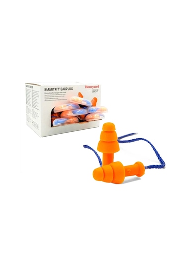 Honeywell Smarfit Gürültü Ses Önleyici Kulak Tıkayıcı İpli 30 Db 5 Çift