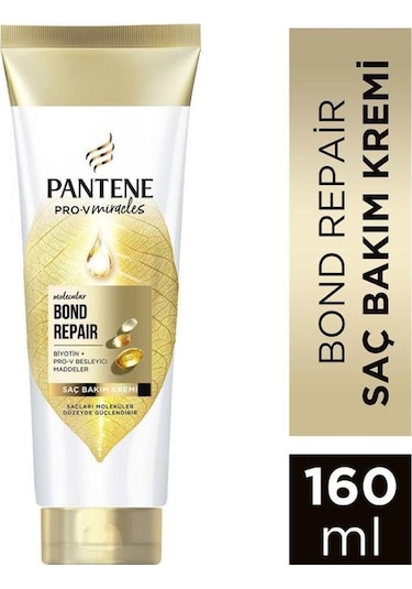 Pantene Bond Repair Yıpranmış Saçlar için Saç Bakım Kremi 160 ML