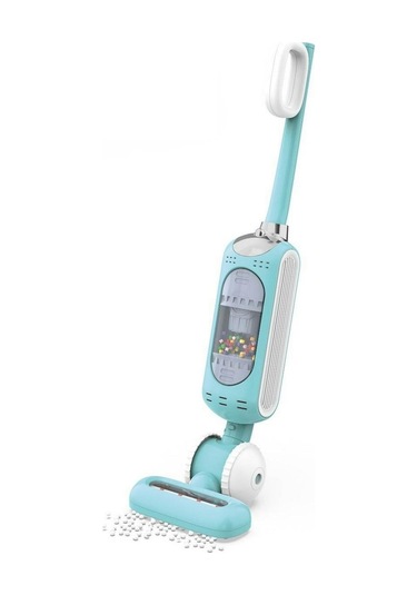 Max 52cm Gerçek Vakumlu Işıklı Elektrikli Oyuncak Süpürge