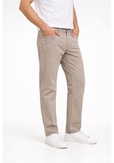 Big Rodoc Regular Fit Likralı Erkek Jean Pantolon 7562 Taş