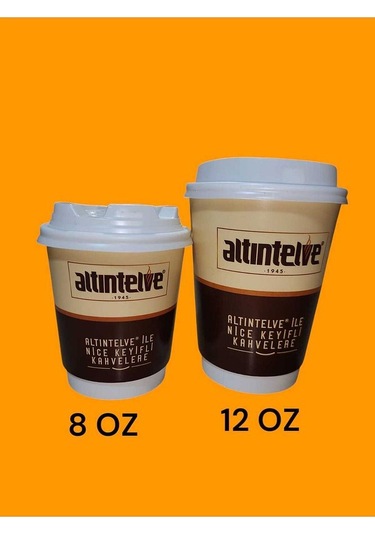 Karton-sızdırmaz Kapaklı Sıcak İçecek Bardağı Çift Duvarlı Dw El Dudak Yakmaz 8-12 Oz Seçenekli Kahverengi12oz