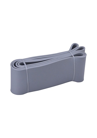 Sones Direnç Bandı Lateks Güç Antrenmanı Direnç Halkası Çekme Hareketi Destekli Halka Yoga Elastik Bant, Özellikler: 2080x4.5x102mm Gri