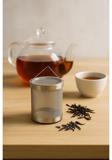 Paslanmaz Çelik Küçük Çay Süzgeci 8 Cm Çok Renkli