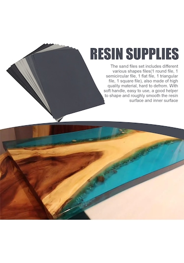 23 Parça, 12 Zımpara Kağıdı, 5 Parlatma Bloğu, 5 Şekil Törpüsü, 1 Fırça