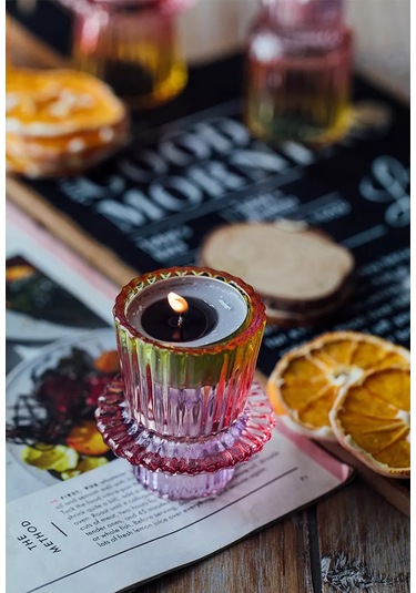 House Axiom 3'lü Cam Mumluk Seti 183366963 Pembe