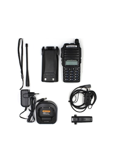 Baofeng Uv-82 El Telsizi 8w 2800mah Type-c Batarya Kulaklık