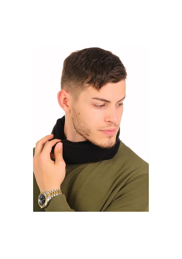 Unisex Polar Lacivert Boyunluk 2'li Set Lacivert