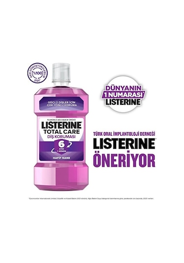 Listerine Ağız Bakım Suyu Total Care 1 L