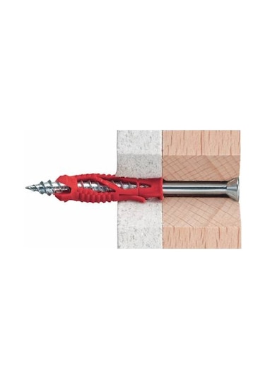 Hilti Üniversal Plastik Kırmızı Dübel 10X50 - 20 Adet