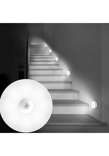 Çok Sensörlü Hareket Sensörlü Şarjlı Dolap İçi Aydınlatma Koridor