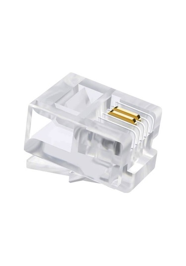 RJ11 Konnektör Jack 100 Adet