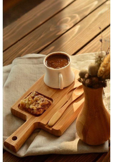 Bambu Sunum Tabağı Tabi