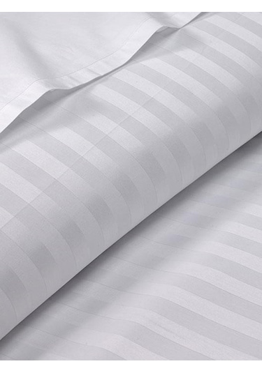 Caqqa 10 Adet Çizgili Saten Yastık Kılıfı 50 X 70 Cm