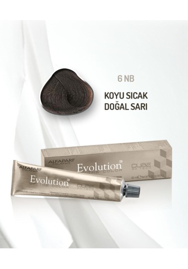 Evolution Saç Boyası 60 Ml No: 6nb Koyu Sıcak Doğal Sarı