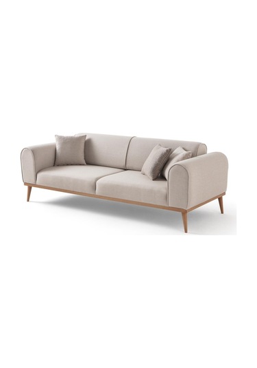 Rebull 3+3+1+1 Koltuk Takımı Sütlü Kahve