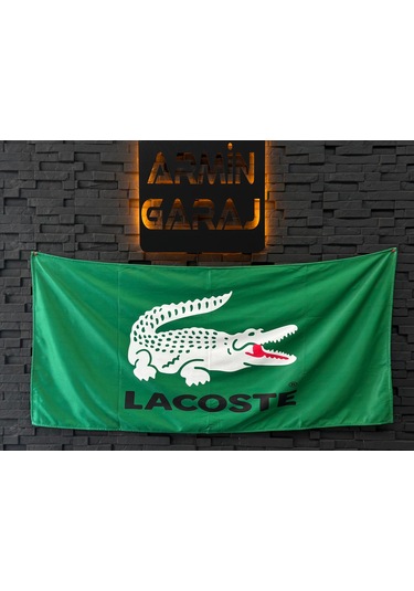 Lacoste Yeşil Büyük Boy Havlu