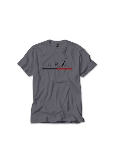Air Jrdn Line Gri Tişört Gri