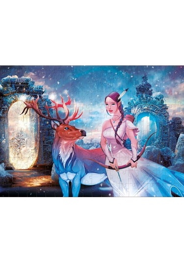 Star Puzzle 200 Parçalık Çocuk Puzzle/yapboz - Kuzeyin Prensesi 1 Adet