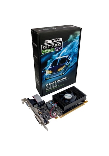 Seclife NVIDIA GeForce GT730 4 GB DDR3 128 Bit DVI HDMI VGA Ekran Kartı