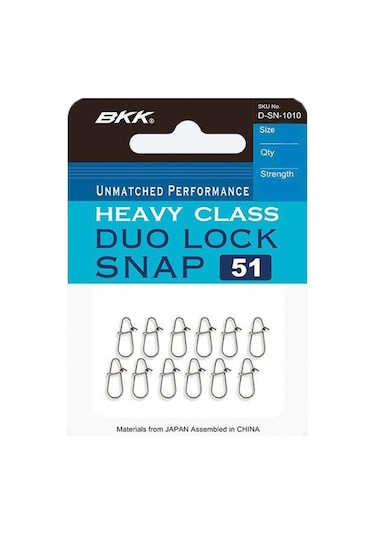 Bkk Heavy Class Duolock Snap-51 Rapala Klipsi