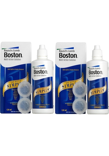 Bausch + Lomb Boston Simplus Sert Lens Solüsyonu 2 x 120 ML