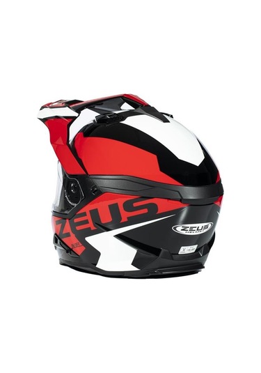 Zeus ZS-913 BF8 Kapalı Motosiklet Kaskı Siyah - Kırmızı