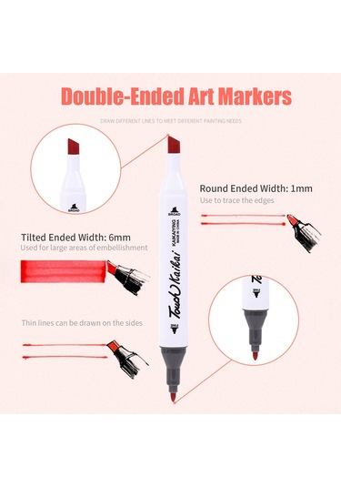 Xiyyadms 30 Renkli Çift Uçlu Kalem - Su Geçirmez, Hızlı Kuruyan Sanat Markerları İle Çizim Ve Yazı İçin Taşıma Çantası Hediyelik Diğer