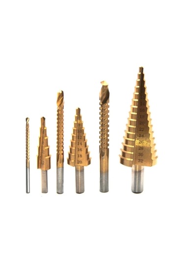 6 Parça Kademeli Matkap Ucu Seti Renk