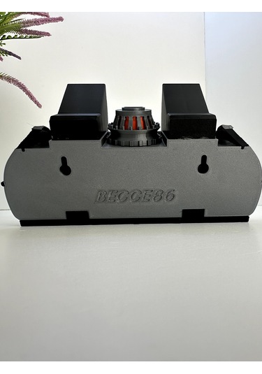 3d Baskı Anahtarlık Askısı Delorean Model Gri - Siyah