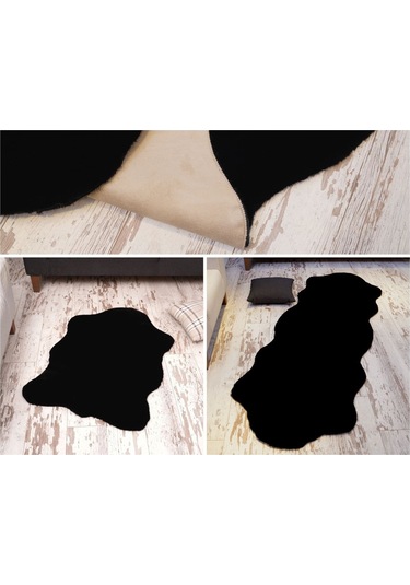 Tappeto Re x  Tavşanı Post Peluş Siyah