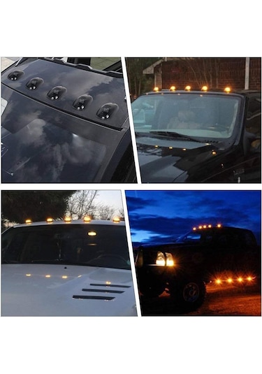 5li Set 12 Ledli Universal Pick Up 4x4 Araç Üstü Park Sis Lambası