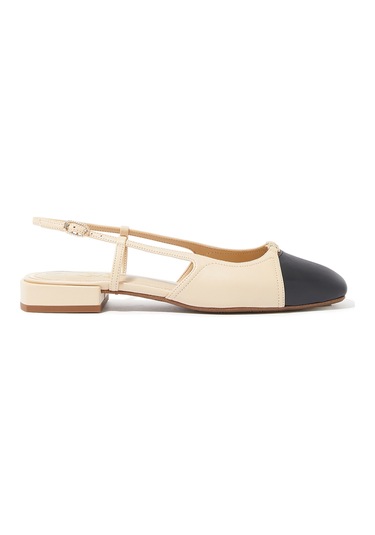 Sam Edelman Kara Slingback Düz Ayakkabılar Krem