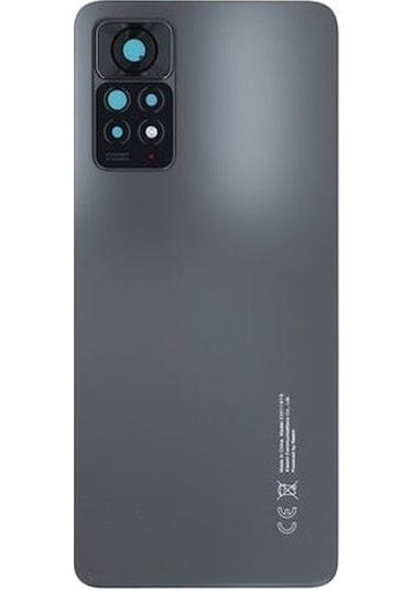 Redmi Note 11 Pro 4g Uyumlu Arka Pil Batarya Kapağı Kamera Lensli - Siyah