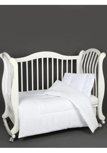 Moj Angelocek Yenidoğanlar İçin 110x140 Yorgan Ve 40x60 Yastık S 366837782 Beyaz