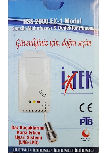 Itek Hss2000 Ex - 1 Model Exproof Gaz Alarm Cihazı