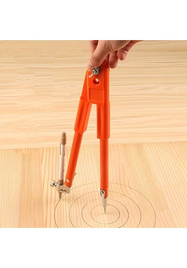 Honeybeeshop Profesyonel 40x150mm Ayarlanabilir Ahşap İşçiliği Kalem Pusulası Marangozluk Ve Çizim İçin Metal Çizgi İşaretleyici Ölçer