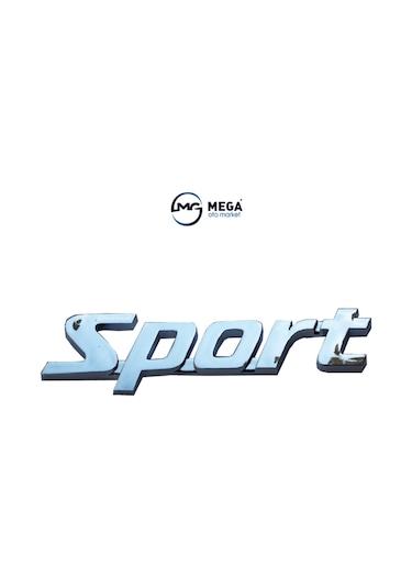 Sport Plastik Krom Arma Logo Sticker