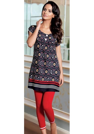 Kadın Taytlı Takım 21530 Kırmızı