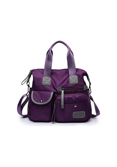 Reedark 2022 Yeni Moda Büyük Kapasiteli Omuz Çantası - Siyah Naylon Anne Çantası Siyah