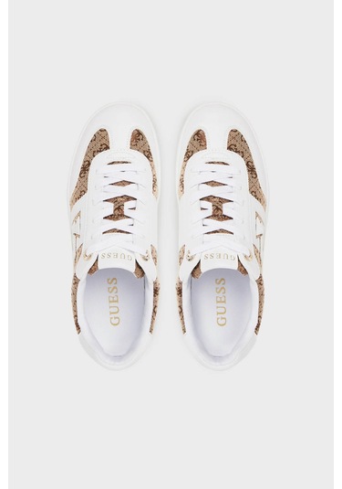 Guess Bayan Ayakkabı Fltnc2 Ele12 Whıbr Beyaz-kahve Beyaz-kahve