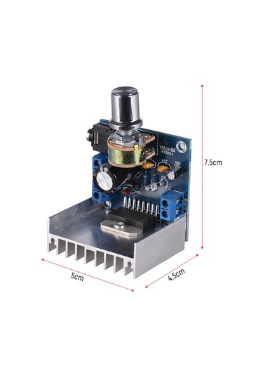 Ruicoo Stereo 2.0 İki Kanal Ses Güçlendirici Kartı 15w+15w, Dc9-18v, 4-8 Ohm Hoparlör Uyumlu, Hızlı Kurulum, Koruma Özellikleri