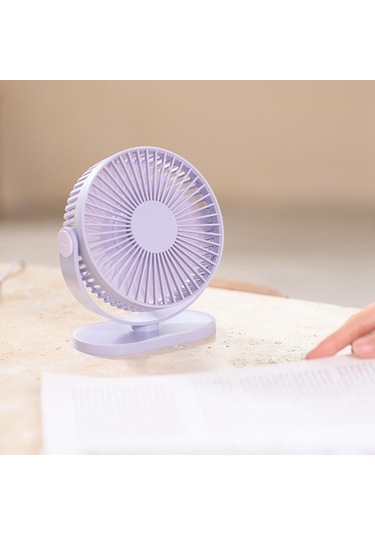 Suntek Seyahat Açık Için Kompakt Usb Masa Fanı Kişisel Mor