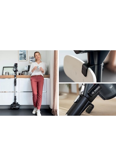 Bosch BBS712A (2 Bataryalı) Dikey Şarjlı Süpürge